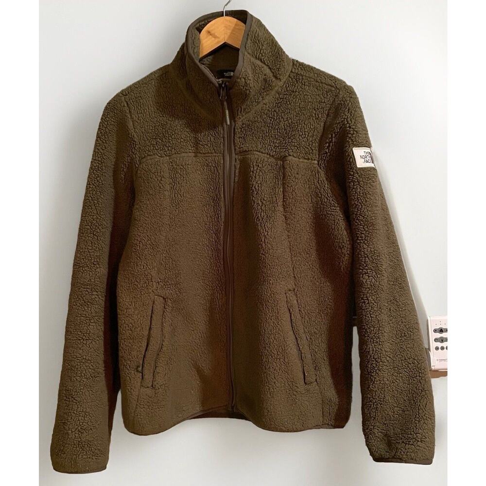The‎ North Face Jacket Campshire Thick Sherpa Fleece Zip Active Outdoors Medium